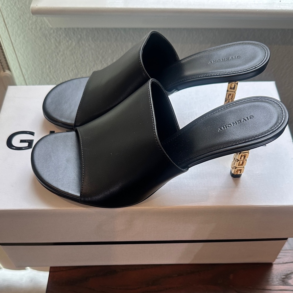 Givenchy Golden G Cube Mules